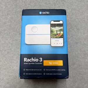 Rachio 3 Wi-Fi Smart Sprinkler Controller 16 ZONE Remote Irrigation Control